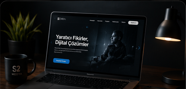 S2 Medya kurumsal web tasarım projesi